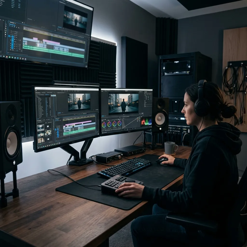 Alpha6 student working on a live production brief